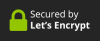 SSL Certificate secured by Let's Encrypt